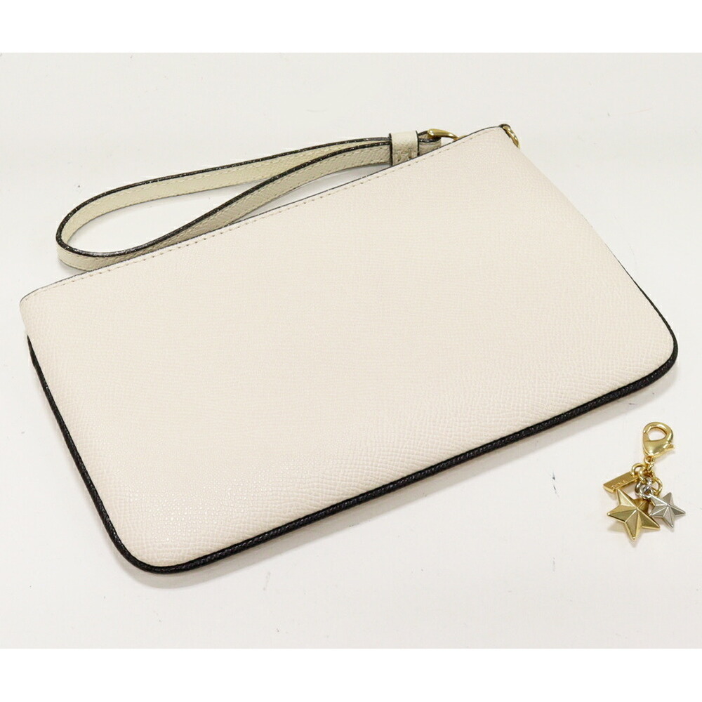 Coach Coach Ivory Calf Wristlet Wallet F29398 Leather Clutch Bag F29398 - Picture 3 of 5